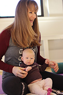 Mom and Baby yoga - live streaming online classes with Clearlight
