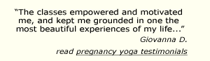 pregnancy yoga - Anne-Marie
