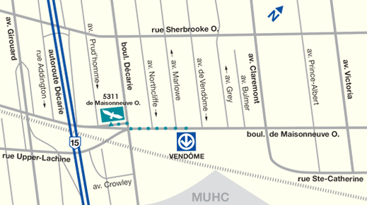 map to yogaspace studio